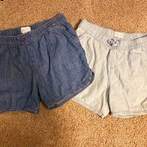Children's Place Girls Denim Pull On Shorts